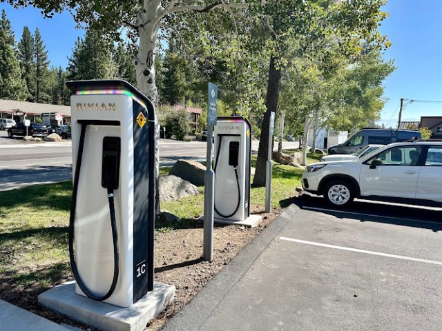 Rivian Charging Station in Truckee California