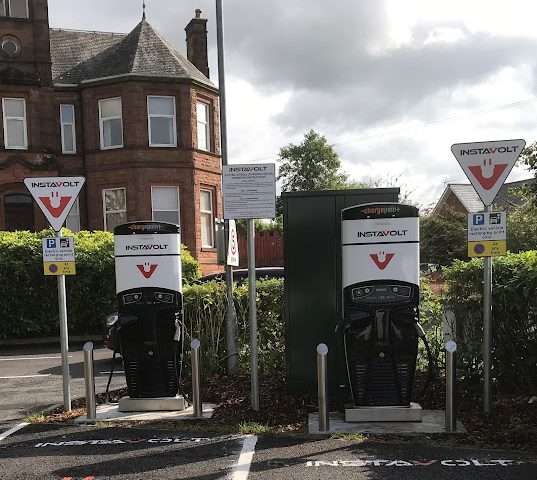 InstaVolt Charging Station in Dumfries United Kingdom of Great Britain and Northern Ireland