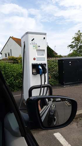 Franklin Energy Charging Station EV Charging Station at Seahouses Station Yard Car Park