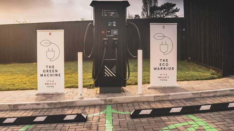 GRIDSERVE Charging Station EV Charging Station at Mollie’s Motel And Diner