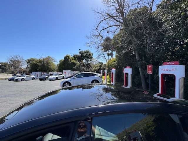 Tesla Supercharger in San Luis Obispo California