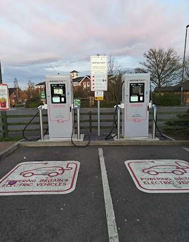 InstaVolt Charging Station in Chesterfield United Kingdom of Great Britain and Northern Ireland