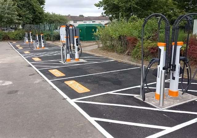 Osprey Charging Station in Wishaw United Kingdom of Great Britain and Northern Ireland