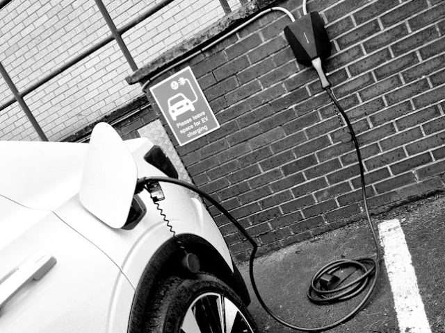 Electric Vehicle Charging Station in Glasgow United Kingdom of Great Britain and Northern Ireland