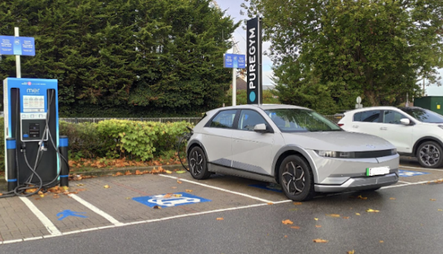 Mer Charging Station in Newbury United Kingdom of Great Britain and Northern Ireland