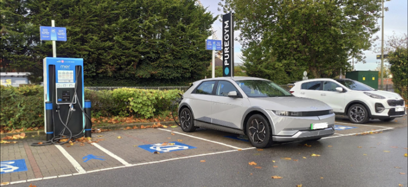 Mer Charging Station EV Charging Station at Retail Park