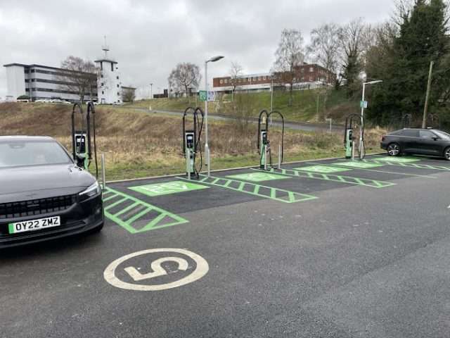 Be.EV Charging Station in Carlisle United Kingdom of Great Britain and Northern Ireland
