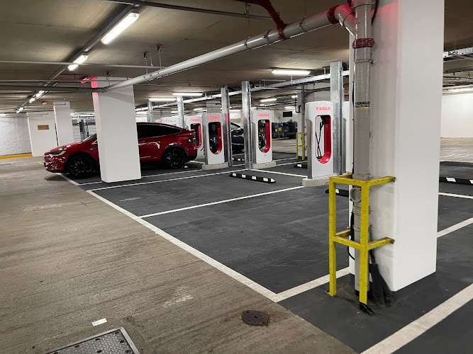 Tesla Supercharger EV Charging Station at Level 3