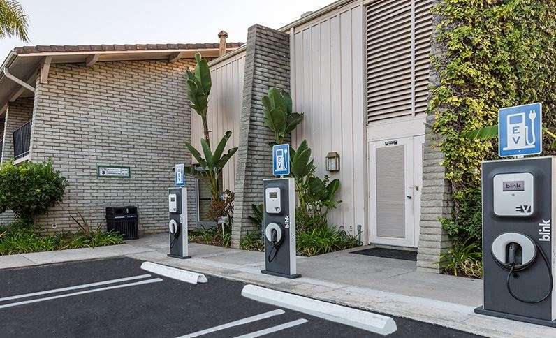Ramada by Wyndham Santa Barbara EV Charging Station at 4770 Calle Real