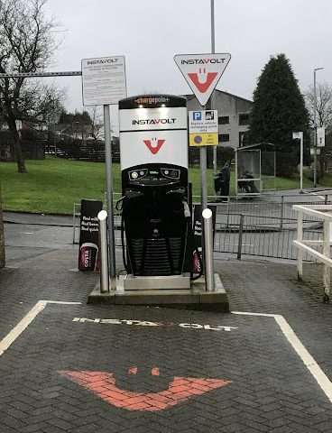 InstaVolt Charging Station in Glasgow United Kingdom of Great Britain and Northern Ireland