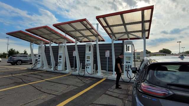 Electrify Canada Charging Station in Hamilton Ontario Canada