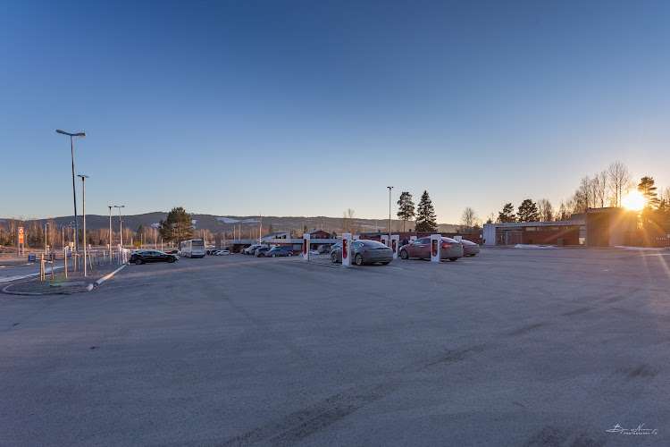 Tesla Supercharger EV Charging Station at Slomarka 4
