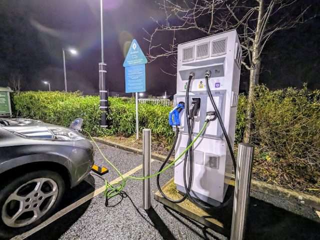 Engie Charging Station in Dumbarton United Kingdom of Great Britain and Northern Ireland