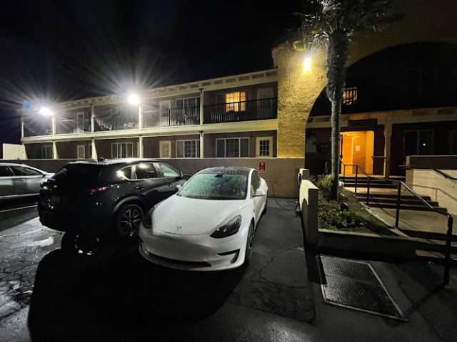 Tesla Destination Charger in San Simeon California