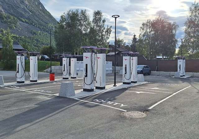IONITY Charging Station in Skjåk Norway 2690