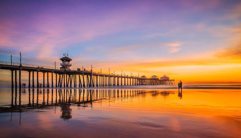 Huntington Beach Pier EV Charging Station at 103 Pacific Coast Hwy