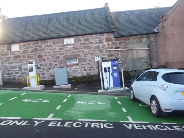 ChargePlace Scotland Charging Station in Brechin United Kingdom of Great Britain and Northern Ireland