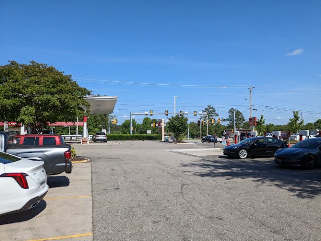 Tesla Supercharger in Colonial Heights Virginia