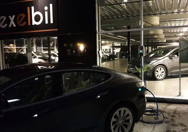 Electric Vehicle Charging Station in Sem Norway 3170