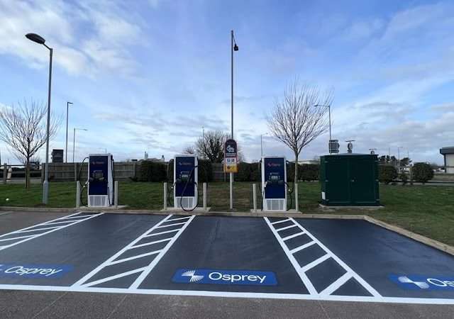 Osprey Charging Station in Boston United Kingdom of Great Britain and Northern Ireland