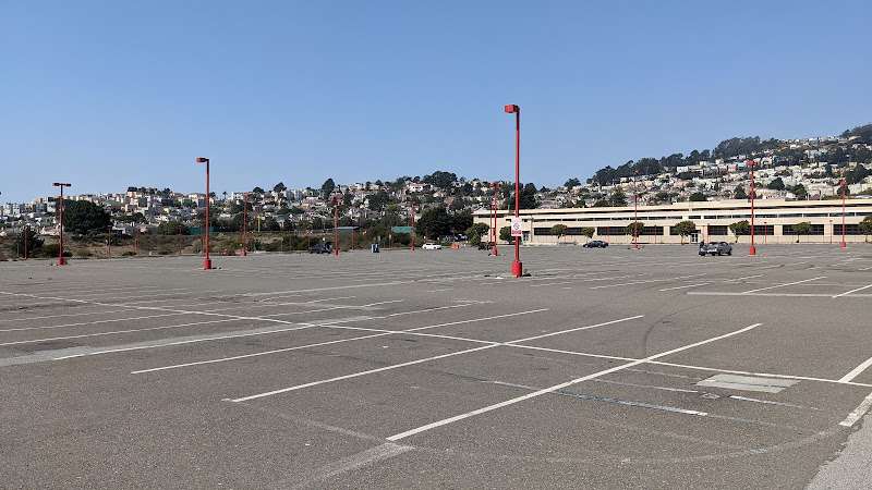 CCSF Parking Lot EV Charging Station at Parking lot