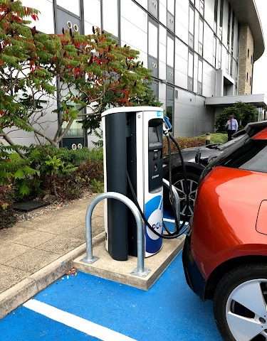 bp pulse Charging Station in Salisbury United Kingdom of Great Britain and Northern Ireland