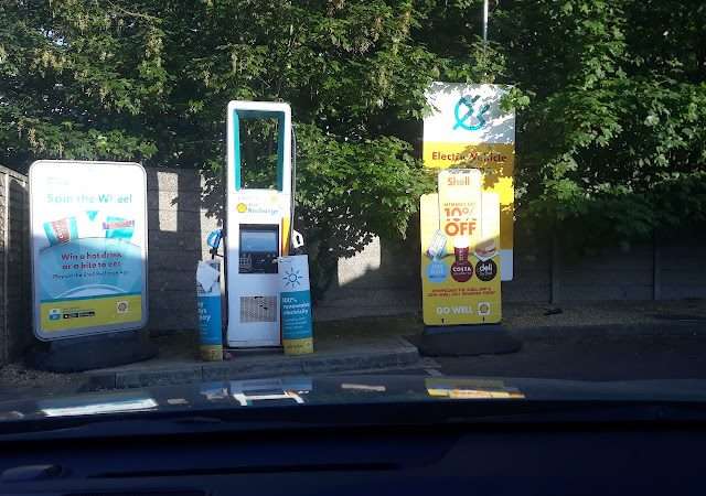 Shell Recharge Charging Station in Eastleigh United Kingdom of Great Britain and Northern Ireland