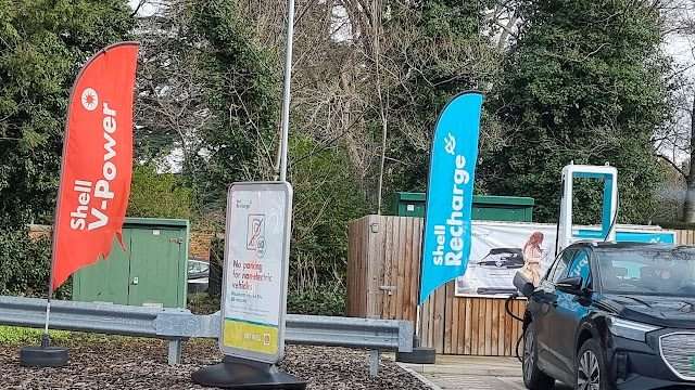 Shell Recharge Charging Station in Stratford-upon-Avon United Kingdom of Great Britain and Northern Ireland