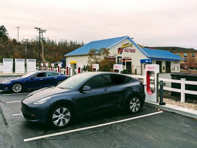 Tesla Supercharger in Clearfield Pennsylvania