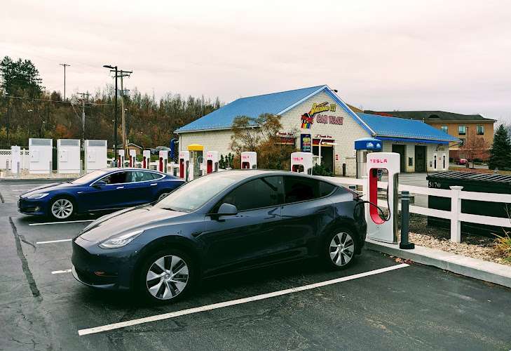 Tesla Supercharger EV Charging Station at Clearfield Shawville Hwy #14512