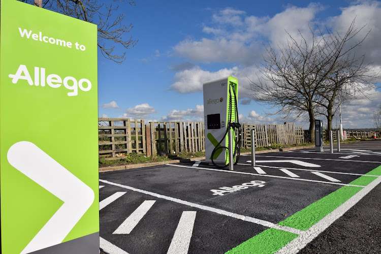 Allego Charging Station EV Charging Station at N