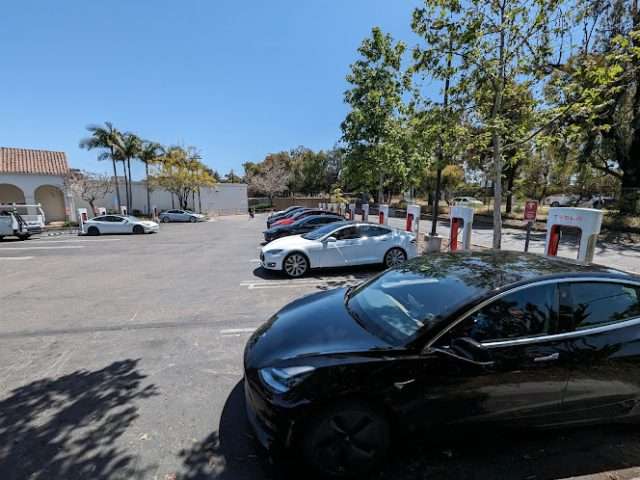 Tesla Supercharger in Santa Barbara California