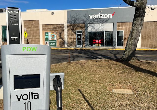 Shell Recharge Charging Station in Bensalem Pennsylvania