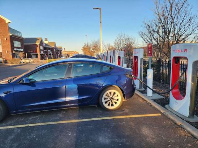 Tesla Supercharger in Staten Island New York