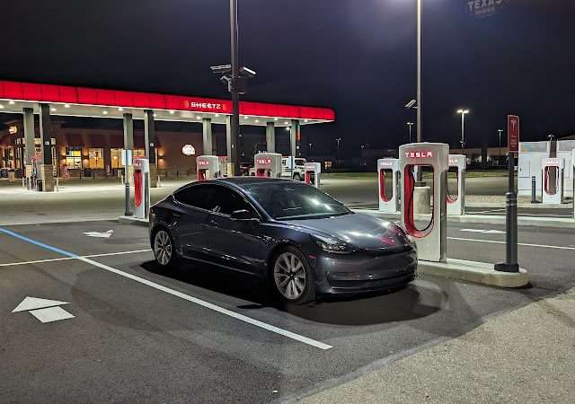 Tesla Supercharger in New Philadelphia Ohio