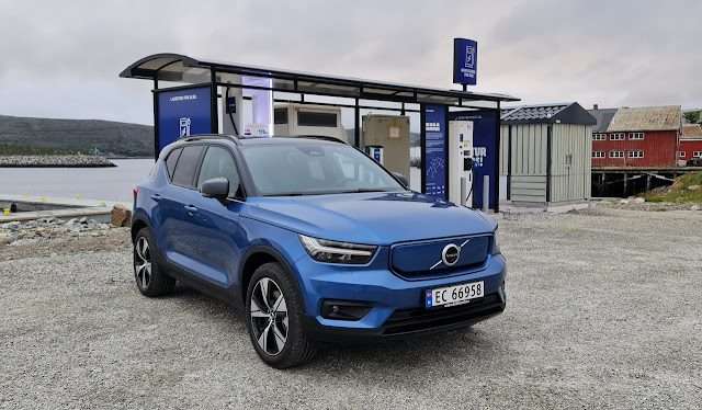 Vattenfall Charging Station in Tana Norway 9845