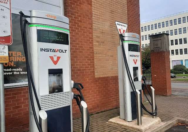 InstaVolt Charging Station in Birmingham United Kingdom of Great Britain and Northern Ireland