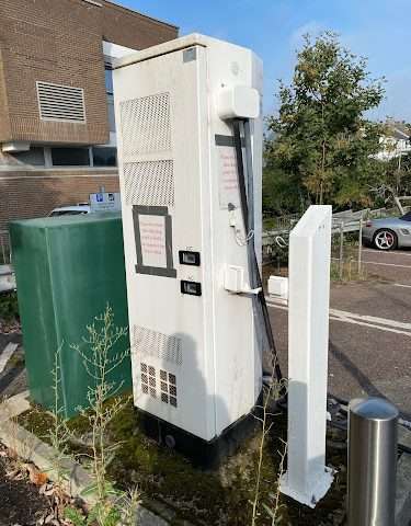 Connected Kerb Charging Station in Newhaven United Kingdom of Great Britain and Northern Ireland