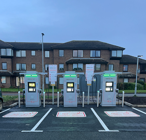InstaVolt Charging Station in Peterborough United Kingdom of Great Britain and Northern Ireland