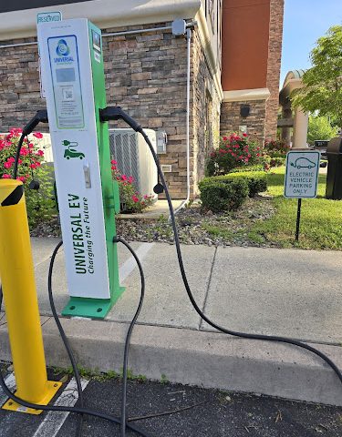Universal EV Charging Station in Stroudsburg Pennsylvania
