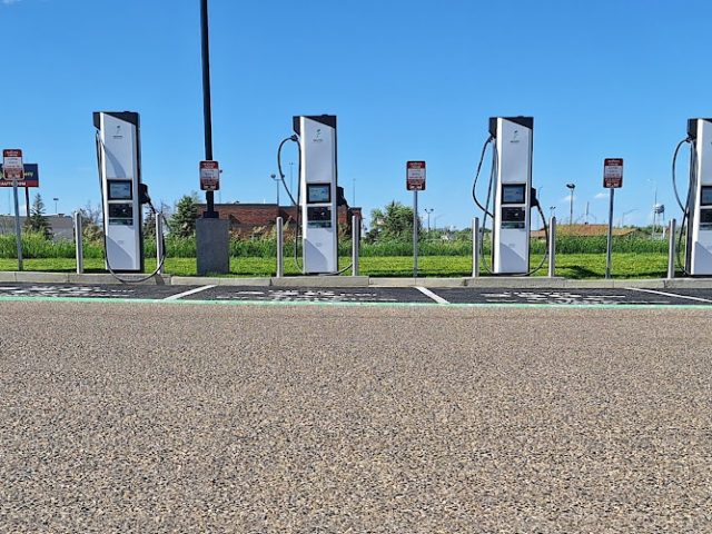 Electrify America Charging Station in Jamestown North Dakota