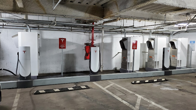 Tesla Supercharger EV Charging Station at 625 Atlantic Ave B12