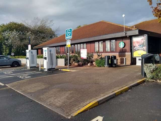 GRIDSERVE Charging Station in Weston-super-Mare United Kingdom of Great Britain and Northern Ireland