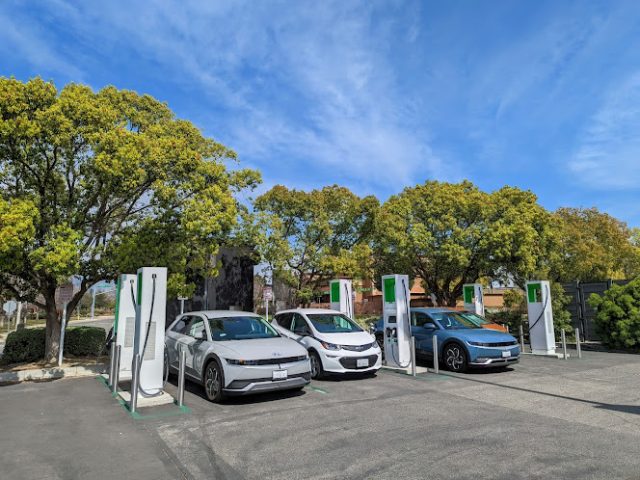 Electrify America Charging Station in Ontario California