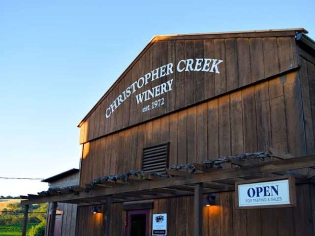 Christopher Creek Winery in Healdsburg California