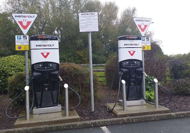 InstaVolt Charging Station in Leominster United Kingdom of Great Britain and Northern Ireland