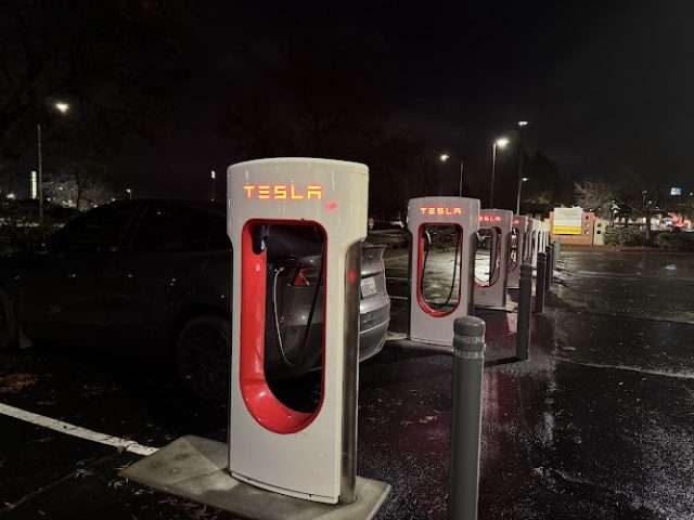 Tesla Supercharger in Vacaville California
