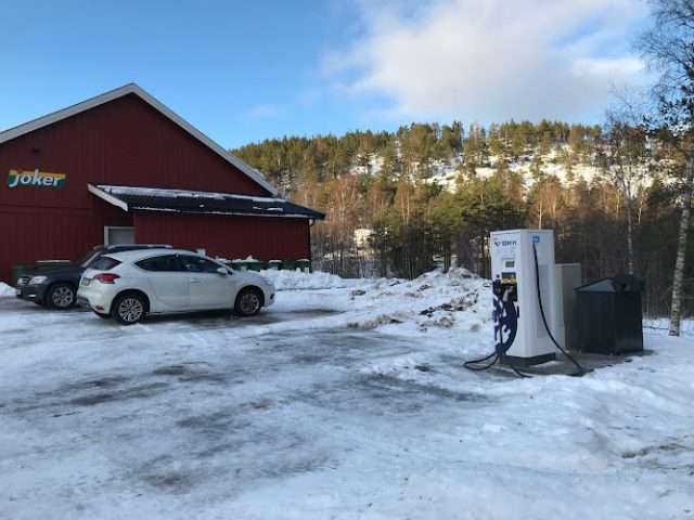 Eviny Charging Station in Mykland Norway 4832