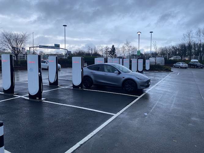 Tesla Supercharger EV Charging Station at Rooley Ln