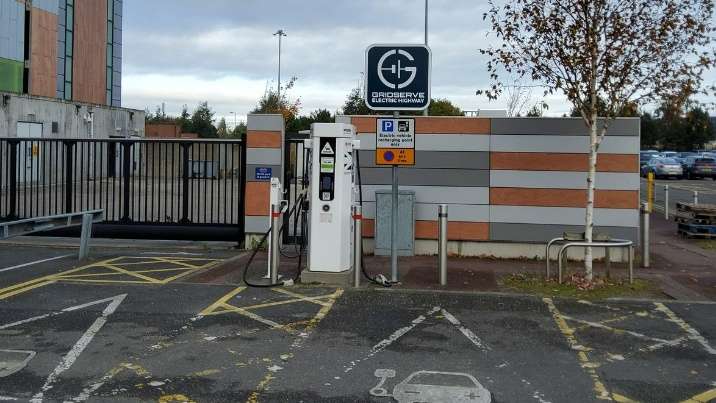 GRIDSERVE Charging Station EV Charging Station at Car Park